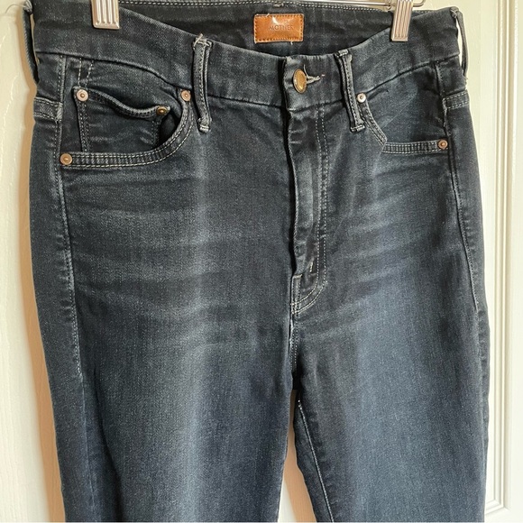 MOTHER High Rise Looker 26 Coffee Tea or Me? Dark Skinny - Picture 8 of 12